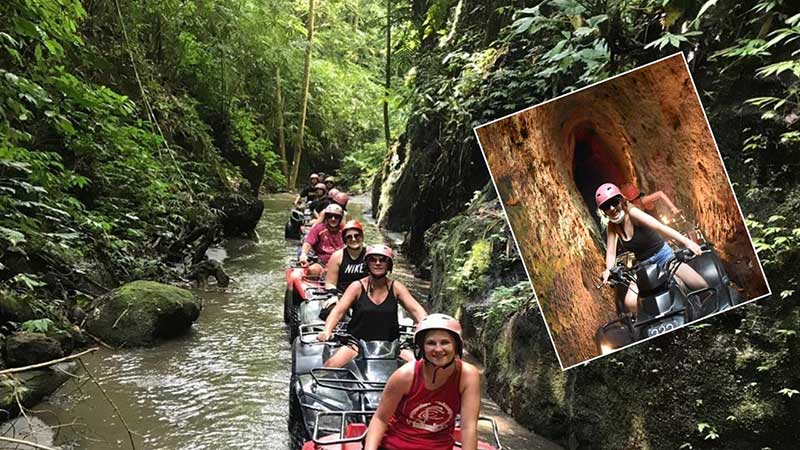 Kuber ATV Bali Adventure – ATV Waterfall and Tunnel